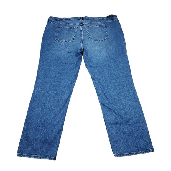 Abercrombie 90s Straight Ultra High Rise Jeans Blue Ripped Distressed Size 24 37 - Picture 2 of 11